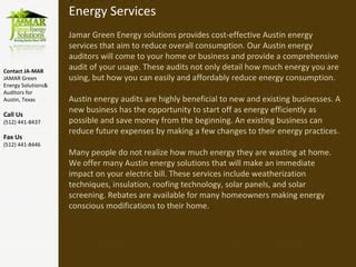 austin energy audit companies.